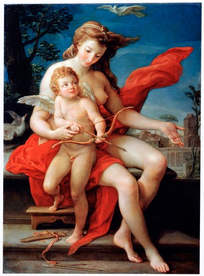 Venere e Cupido, 1785 da Pompeo Batoni