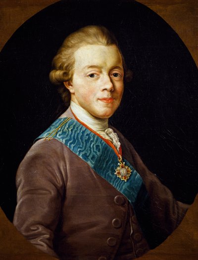 Ritratti di Paolo I di Russia (San Pietroburgo) da Pompeo Girolamo (workshop) Batoni