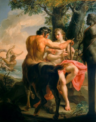 Achille e il centauro Chirone da Pompeo Girolamo Batoni