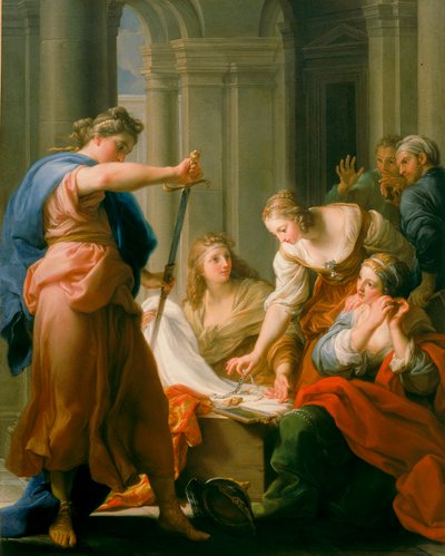 Achille alla corte di Licomede da Pompeo Girolamo Batoni