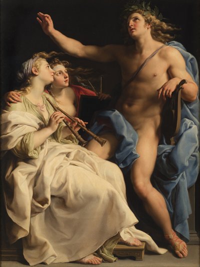Apollo, Musica e Geometria da Pompeo Girolamo Batoni