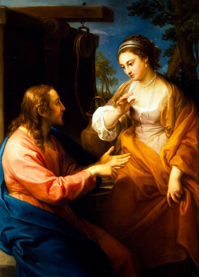 Cristo e la donna di Samaria da Pompeo Girolamo Batoni