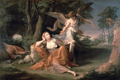 Agar nel deserto da Pompeo Girolamo Batoni
