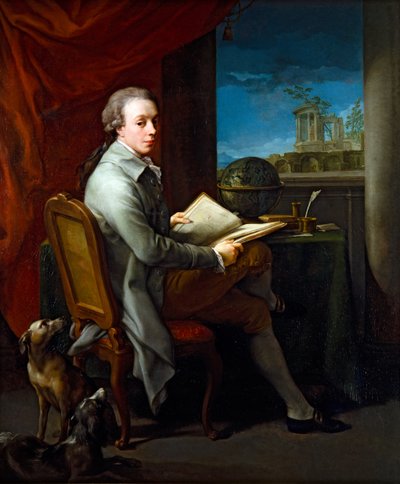 Coppia di Ritratti, Gentiluomo da Pompeo Girolamo Batoni