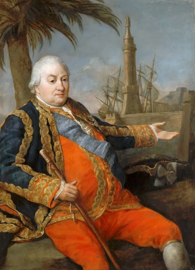 Pierre André de Suffren de Saint Tropez 1729-1788 da Pompeo Girolamo Batoni