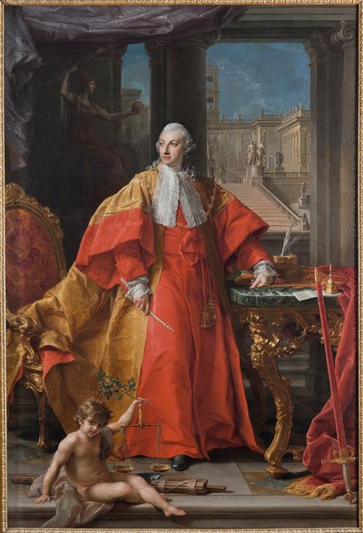 Ritratto di Abbondio Rezzonico, 1766 da Pompeo Girolamo Batoni