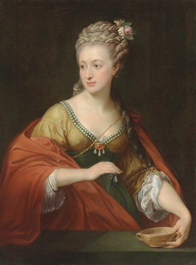 Ritratto di Alexandra Evtikhievna Demidova 1724-1789 come Cleopatra, primi anni 1770 da Pompeo Girolamo Batoni
