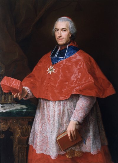Ritratto del Cardinale Jean-François Joseph de Rochechouart da Pompeo Girolamo Batoni