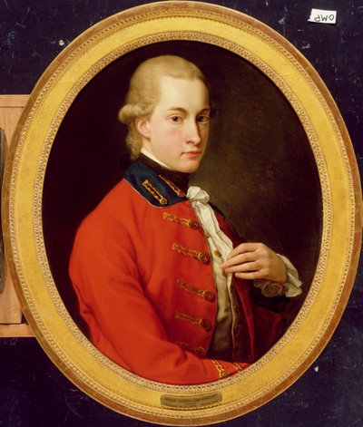 Ritratto di George Augustus, 1779 da Pompeo Girolamo Batoni