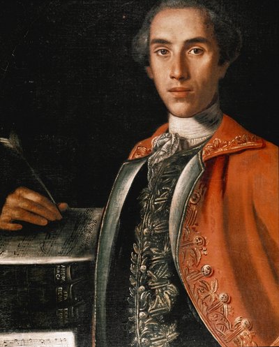 Ritratto del compositore italiano Leonardo Leo (1694-1744) Dipinto di Pompeo Batoni (1708-1787) Napoli, Conservatorio di Musica San Pietro a Majella da Pompeo Girolamo Batoni