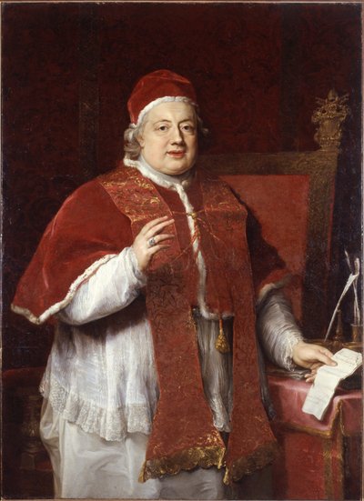 Ritratto di Papa Clemente XIII, 1760 da Pompeo Girolamo Batoni