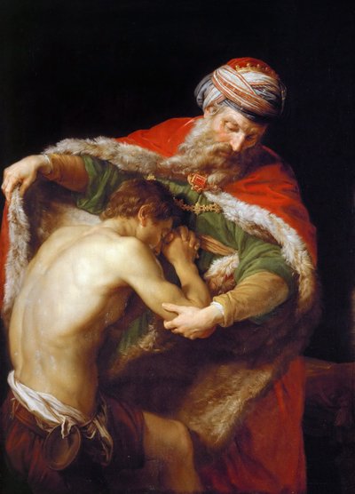 Il ritorno del figliol prodigo, 1773 da Pompeo Girolamo Batoni