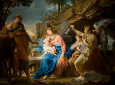 Il riposo durante la fuga in Egitto, c.1740-49 da Pompeo Girolamo Batoni