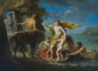 Teti consegna Achille a Chirone da Pompeo Girolamo Batoni