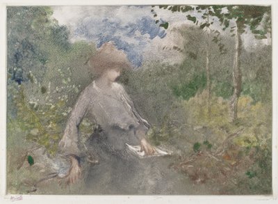 Lettura in giardino da Pompeo Mariani