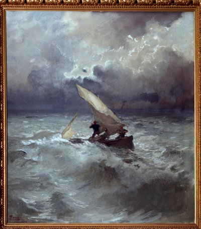 Tempesta in mare da Pompeo Mariani
