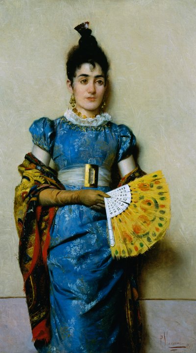 Ventaglio giallo da Pompeo Massani