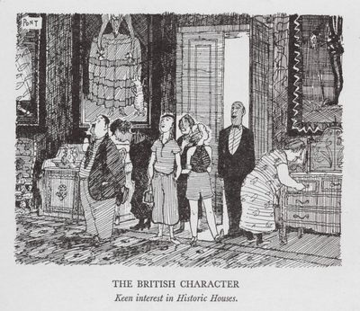 Il carattere britannico, Vivo interesse per le case storiche da Pont (1908 40)