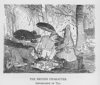 Il carattere britannico, importanza del tè da Pont