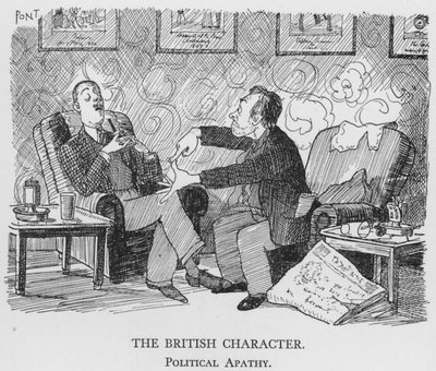 Il carattere britannico, apatia politica da Pont