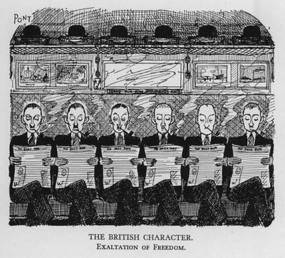 Il carattere britannico; esaltazione della libertà da Pont