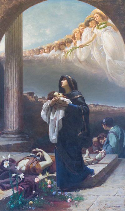 Santa Grata raccoglie i resti di Sant