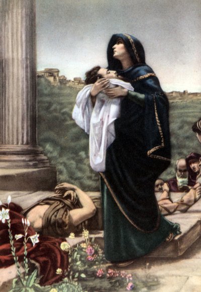 Set di cartoline educative bibliche degli anni 
