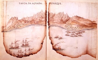 Veduta di Aguada, illustrazione da 