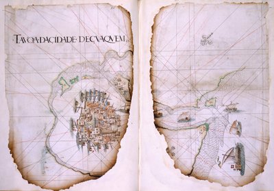 Cuaquem e il Golfo Persico, illustrazione da 