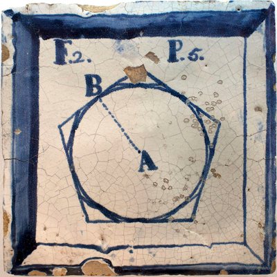 Schema geometrico di un pentagono da Portuguese School