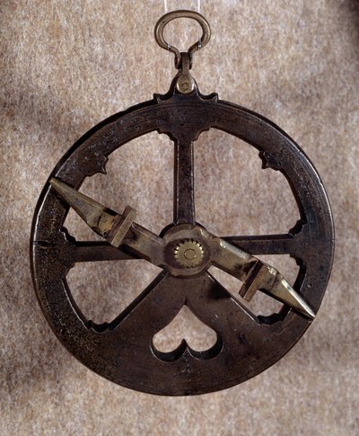 Strumento di misurazione: astrolabio nautico portoghese del XVI secolo (Oxford, Università) da Portuguese School