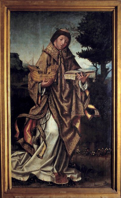 San Vincenzo, patrono della città di Lisbona da Portuguese School