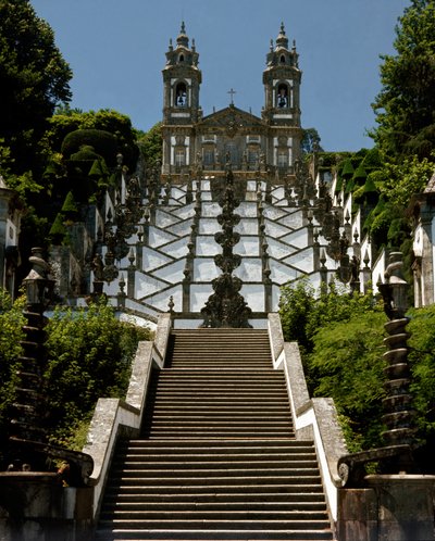 Vista del santuario di Bom Jesus do Monte da Portuguese School