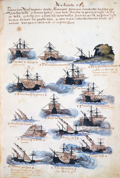 Viaggi di Vasco da Gama, la spedizione portoghese da Portuguese School