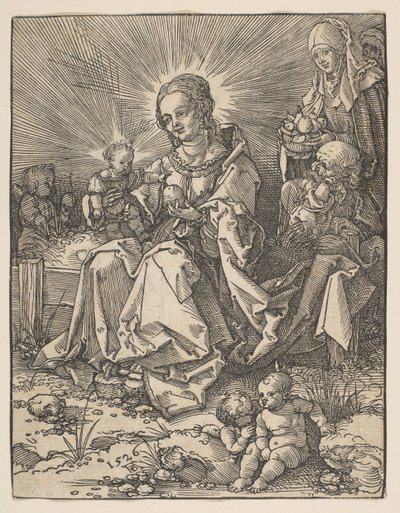 La Madonna su una riva erbosa, 1526 da Possibly Albrecht Dürer