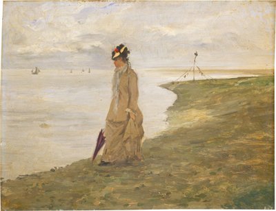 Donna in Riva al Mare da Possibly French 19th Century