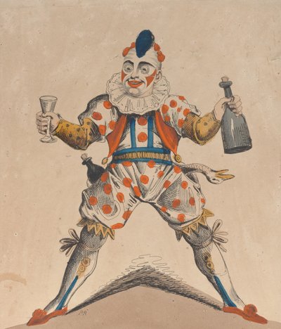 Mr. Grimaldi come Clown, 13 luglio 1822 da Possibly Piercy Roberts