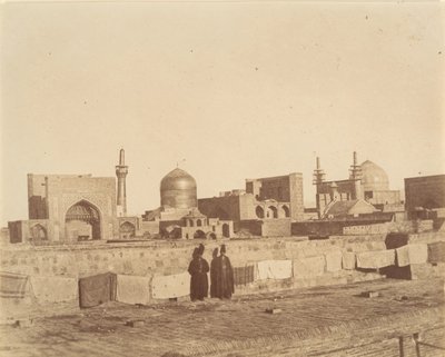 [Vista generale di MESHED dal tetto di un hamam], 1840-60 da Possibly by Luigi Pesce.