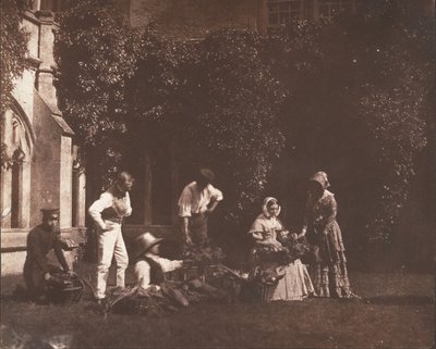 I venditori di frutta da Possibly by William Henry Fox Talbot.