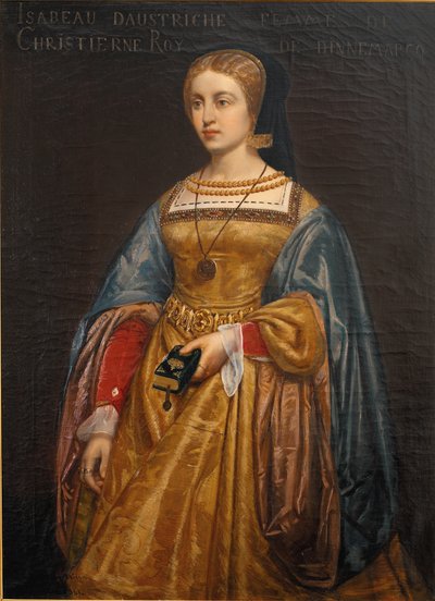 Elisabeth, regina di Cristiano II da Poul Hagelstein