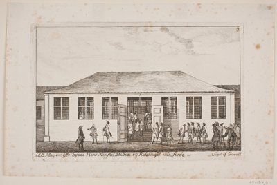 Frederik V visita le scuderie e la scuola di equitazione all