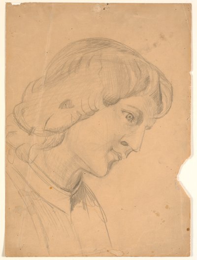 Testa. Studio per angelo da Poul S. Christiansen