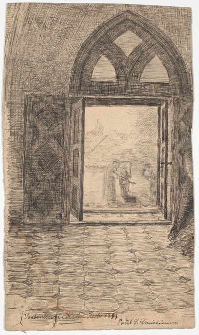Il vestibolo della chiesa di Karise da Poul S. Christiansen