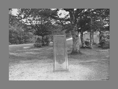 Rufus Stone, New Forest Hants, c1900 da Poulton and Co