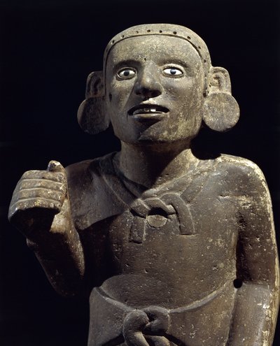 Civiltà precolombiana: scultura di un sacerdote azteco da Pre Columbian