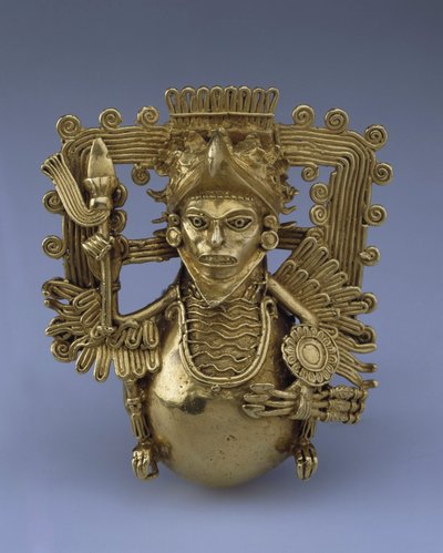 Pendente a Forma di Guerriero Aquila da Pre Columbian
