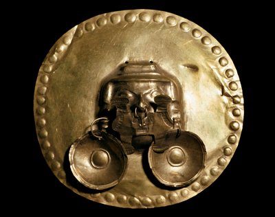 Civiltà precolombiana Calima: pettorale d