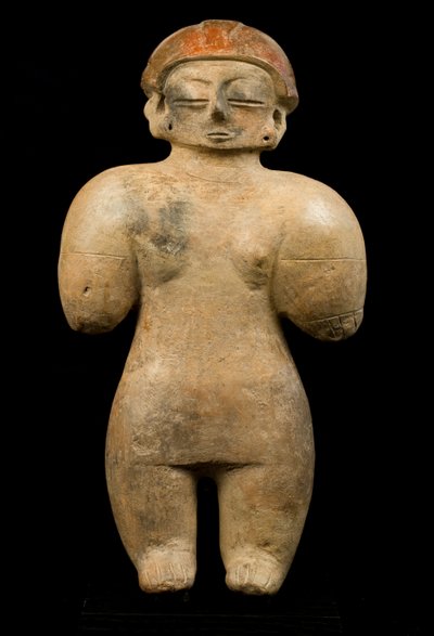 Pre-Columbian statuette / Chorrera art (terracotta) da Precolombian Precolombian