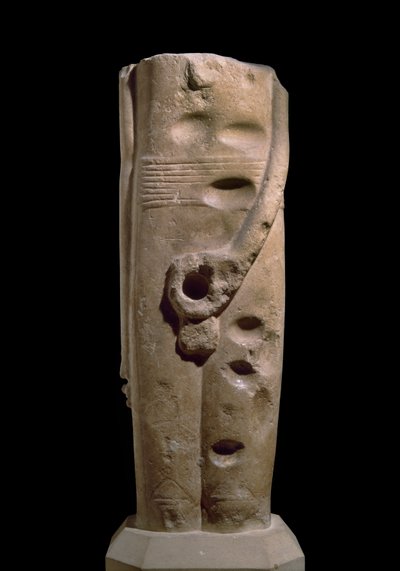 Scultura del dio Min, Hierakonpolis da Predynastic Period Egyptian