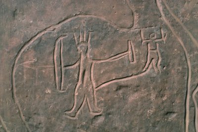 Figura umana (pittura rupestre) da Prehistoric